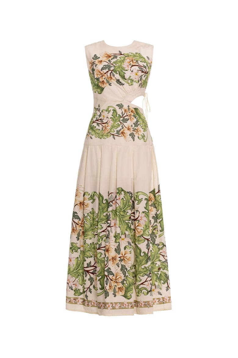 Otoño Anhelo Midi Dress, Main, color, Multicolor