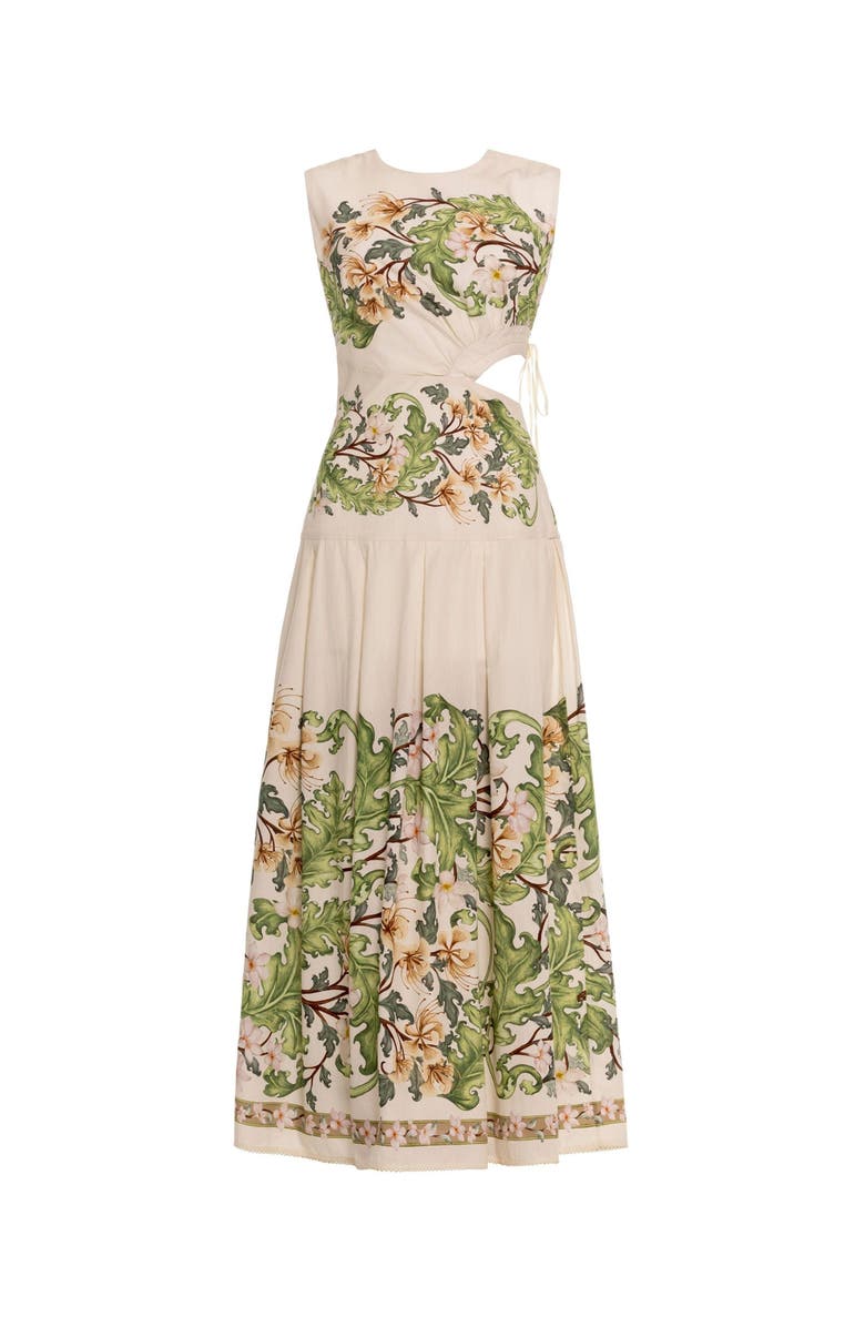 Agua by Agua Bendita Otoño Anhelo Midi Dress, Main, color, Multicolor