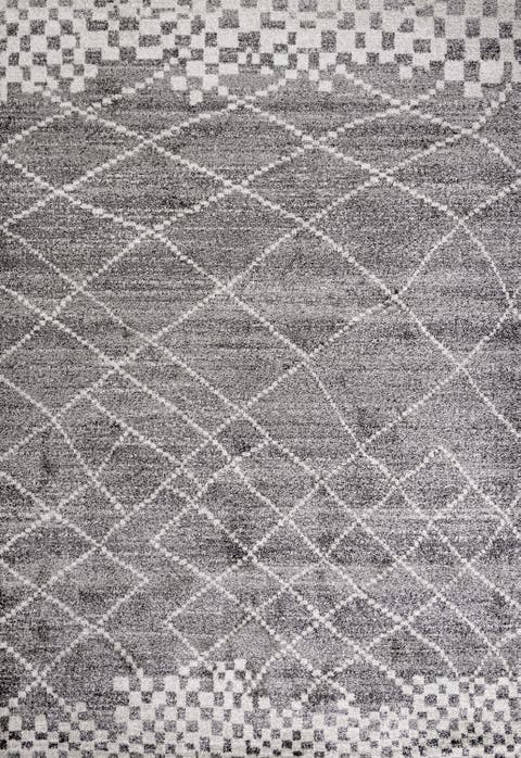 Asilah Moroccan Modern Diamond Area Rug
