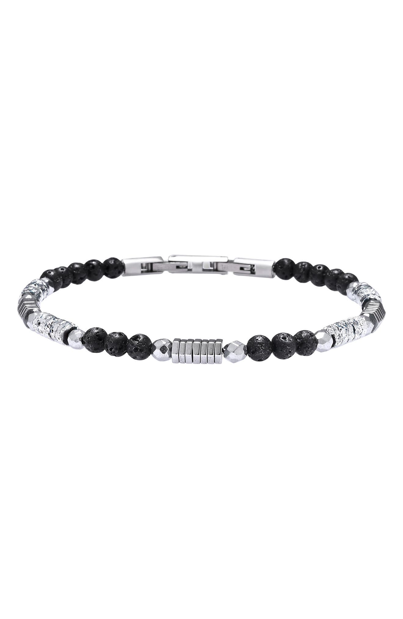 EYE CANDY LOS ANGELES Jaxon Lava Beaded Bracelet