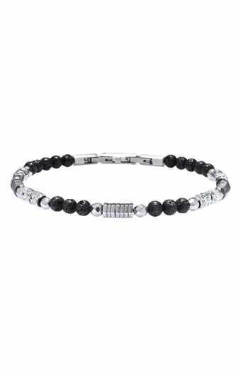 Jaxon Lava Beaded Bracelet