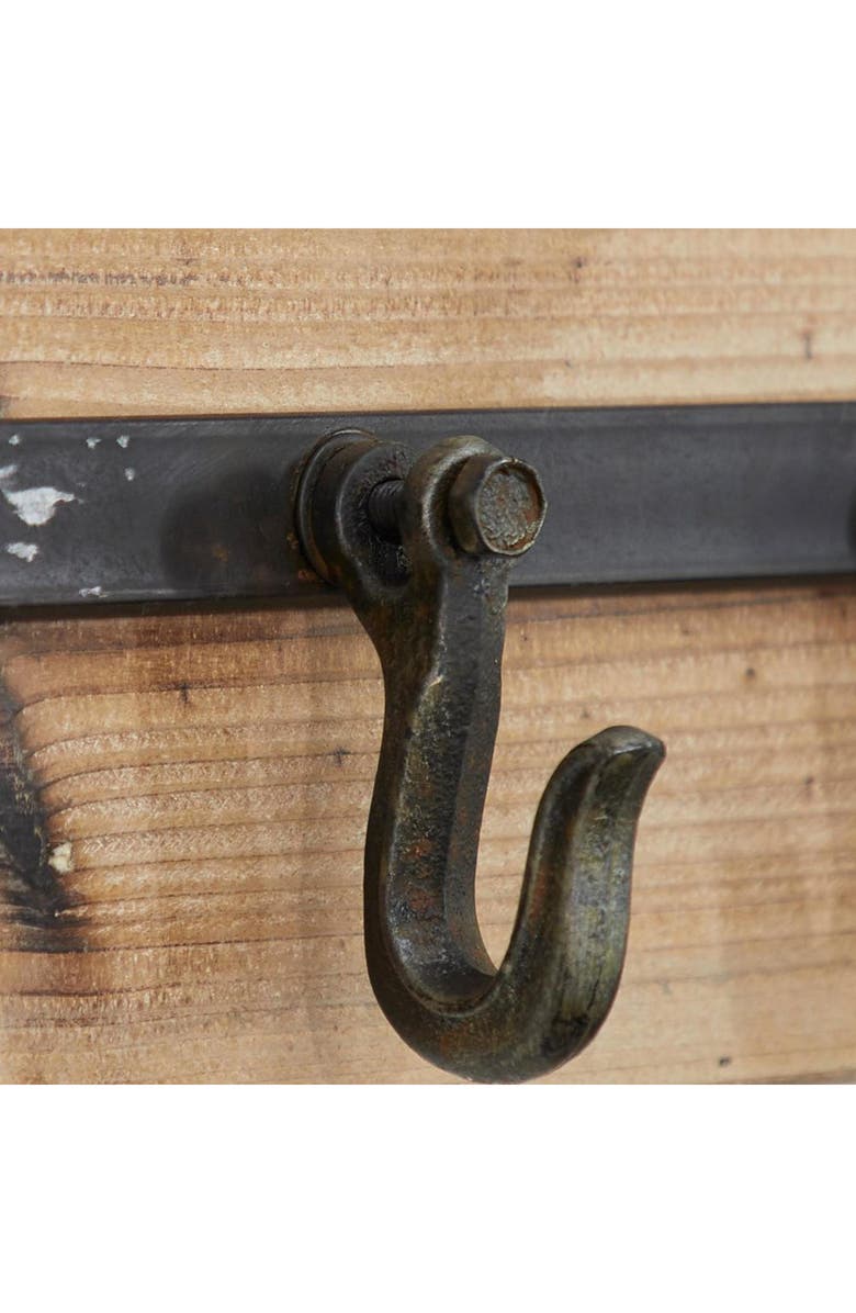 UMA Wall Hook, Alternate, color, Brown