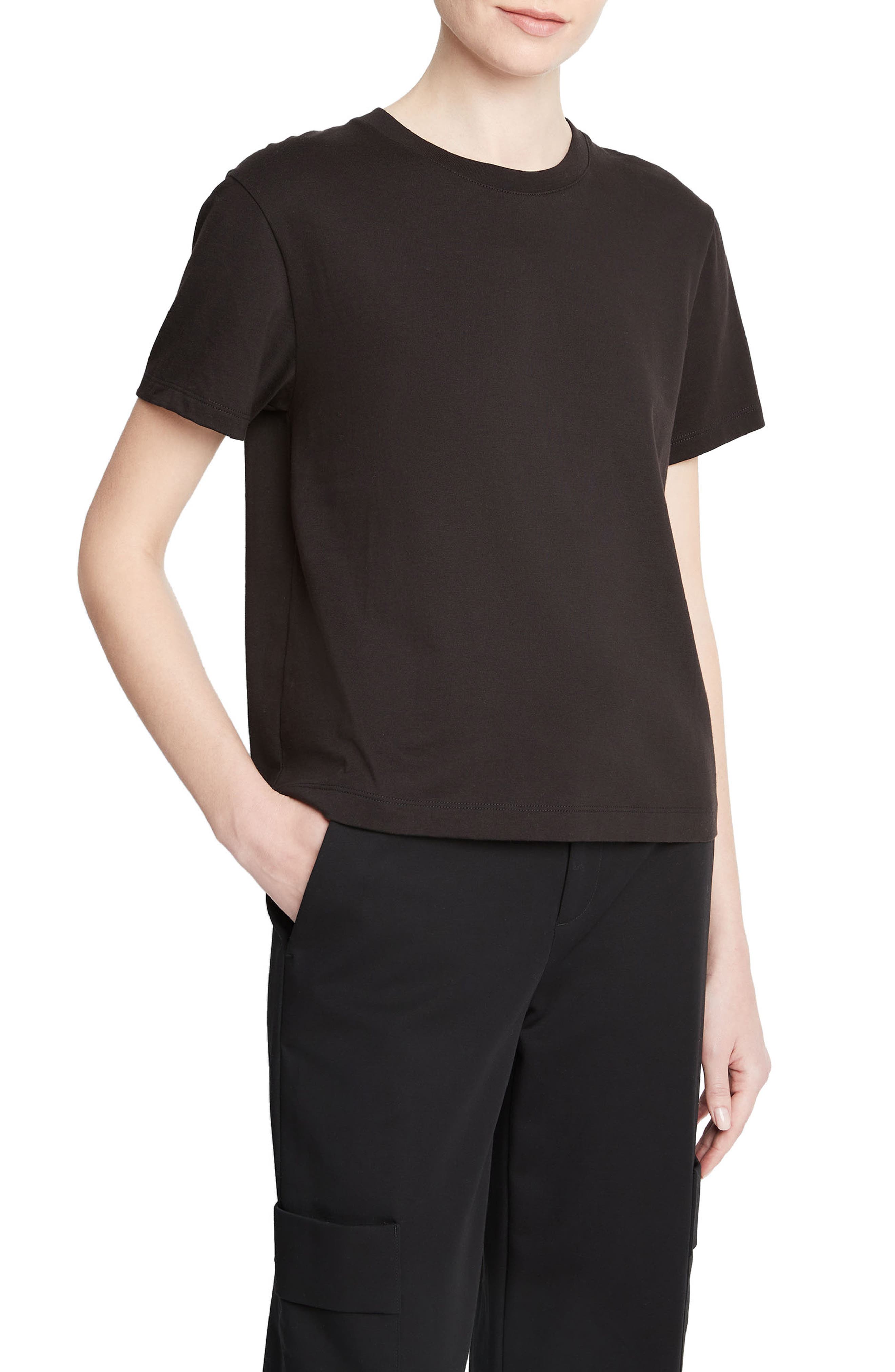 Женские Vince Pima Cotton Crewneck T-Shirt — фото 3