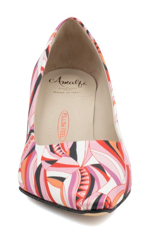 Amalfi By Rangoni Idea Pointed Toe Pump In Rosso Alviria