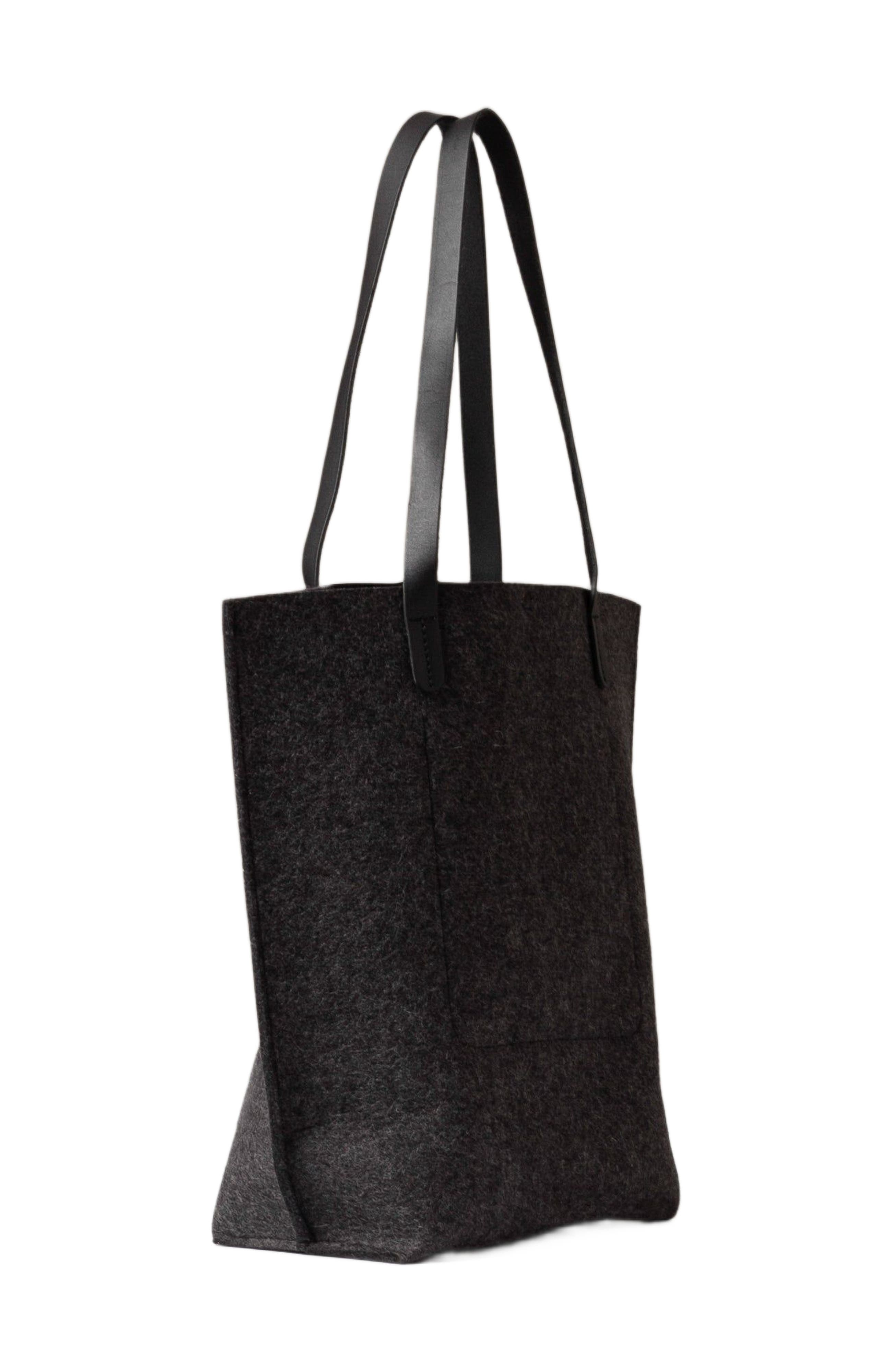 Graf Lantz Hana Merino Wool Tote, Alternate, color, Charcoal