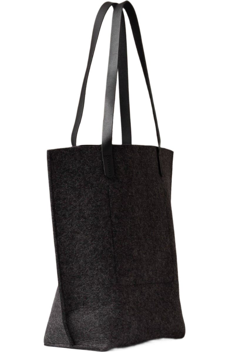 Graf Lantz Hana Merino Wool Tote, Alternate, color, Charcoal