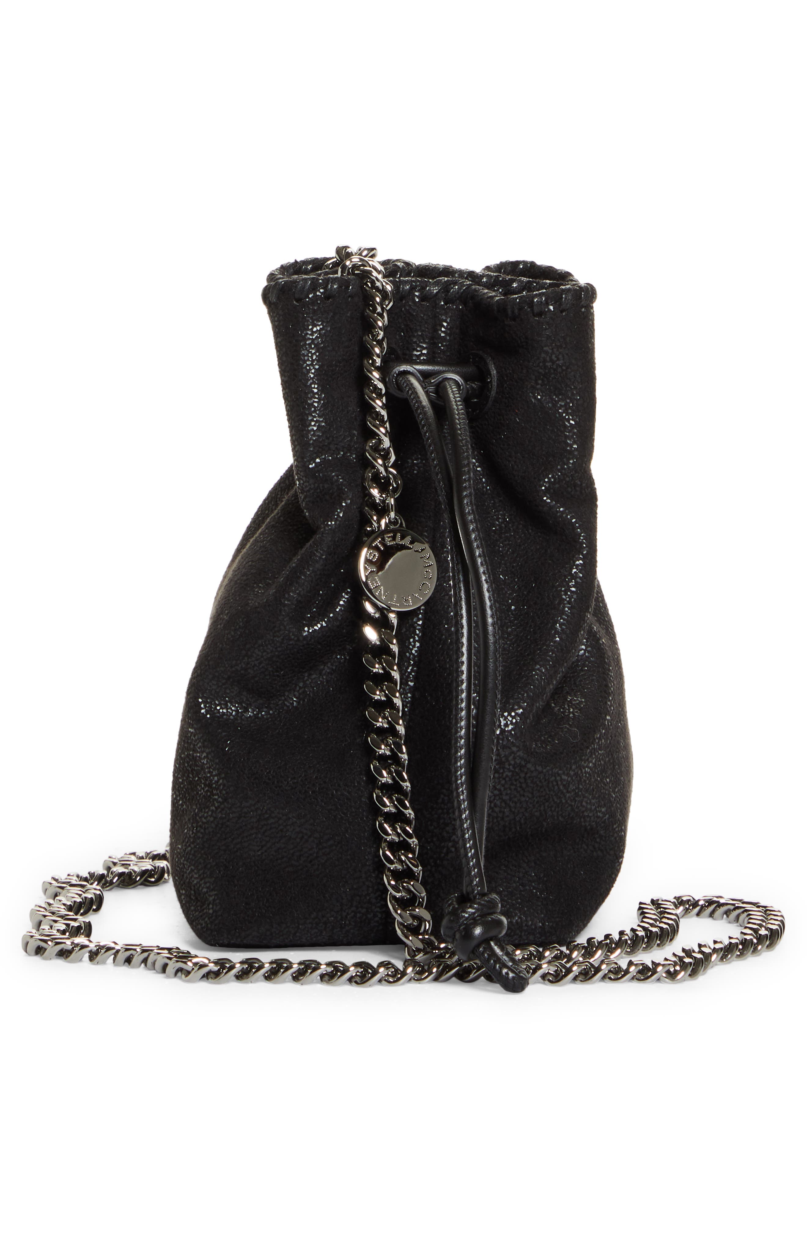 Stella McCartney Falabella Micro Bucket Bag, Alternate, color, 