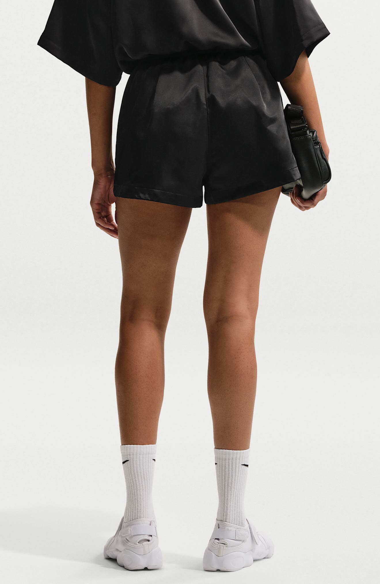 Embroidered High Waist Shorts - image 2