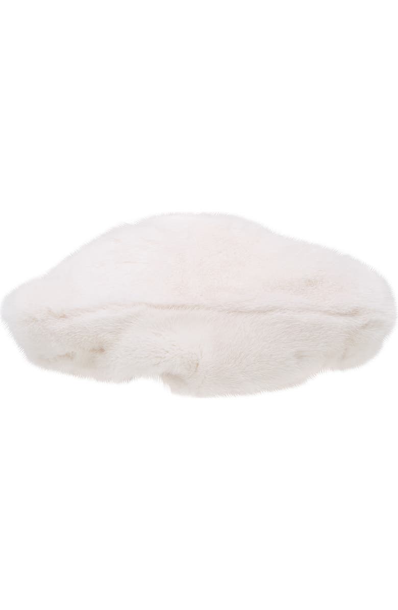 Jimmy Choo Callie Genuine Mink Fur Clutch, Alternate, color,