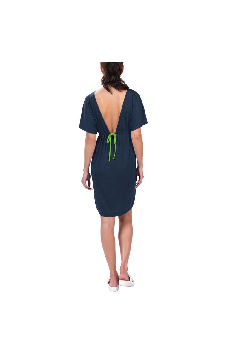 G-III 4HER BY CARL BANKS Women's G-III 4Her by Carl Banks Navy Seattle Seahawks Versus Swim Cover-Up, Alternate, color, Navy