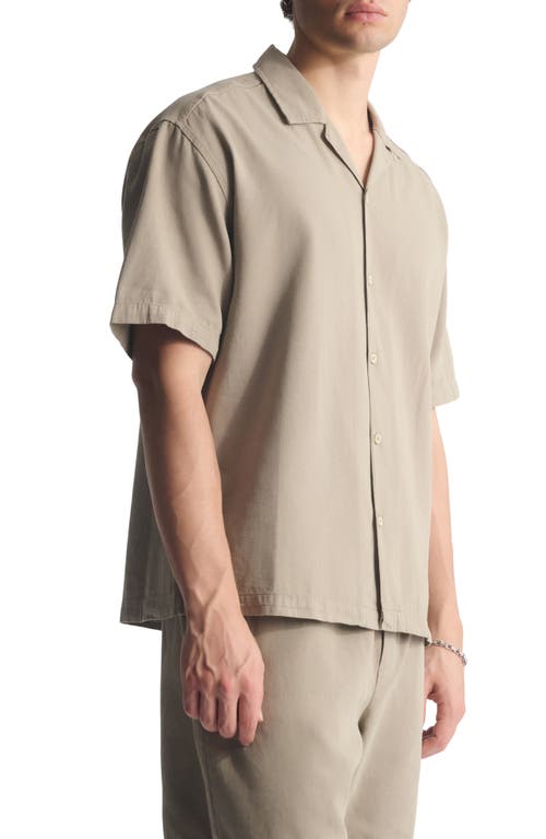 Brooklyn Industries Oversize Camp Shirt In Gold
