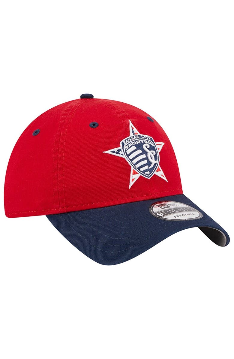 New Era Men's New Era Red Sporting Kansas City Americana 9TWENTY Adjustable Hat, Alternate, color, Red