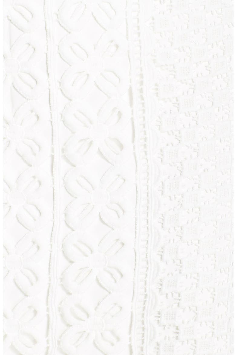 'Calista' Lace Two-Piece Sheath Dress, Alternate, color, WHITE
