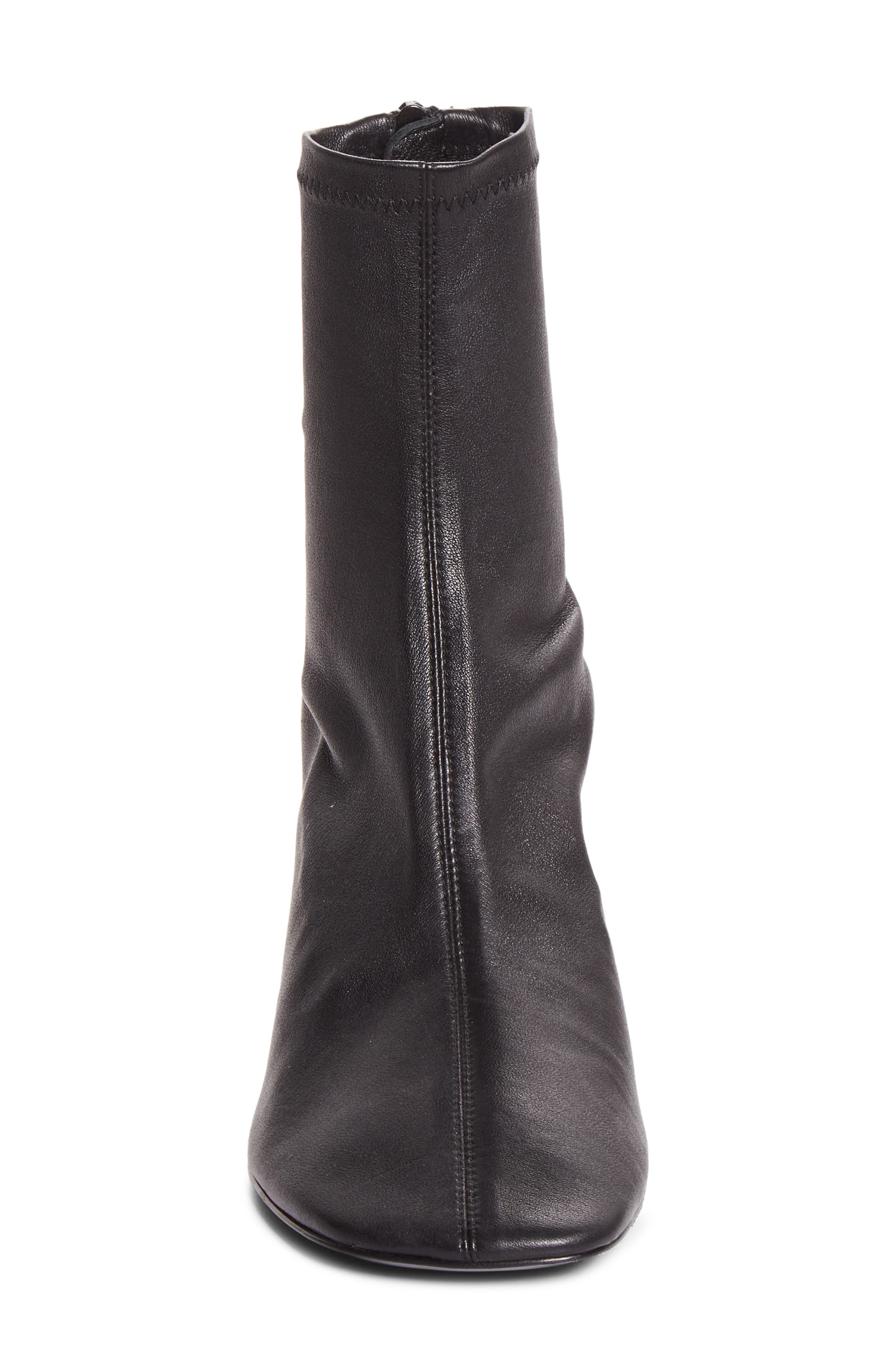 Proenza Schouler Slant Stretch Bootie, Alternate, color, Black