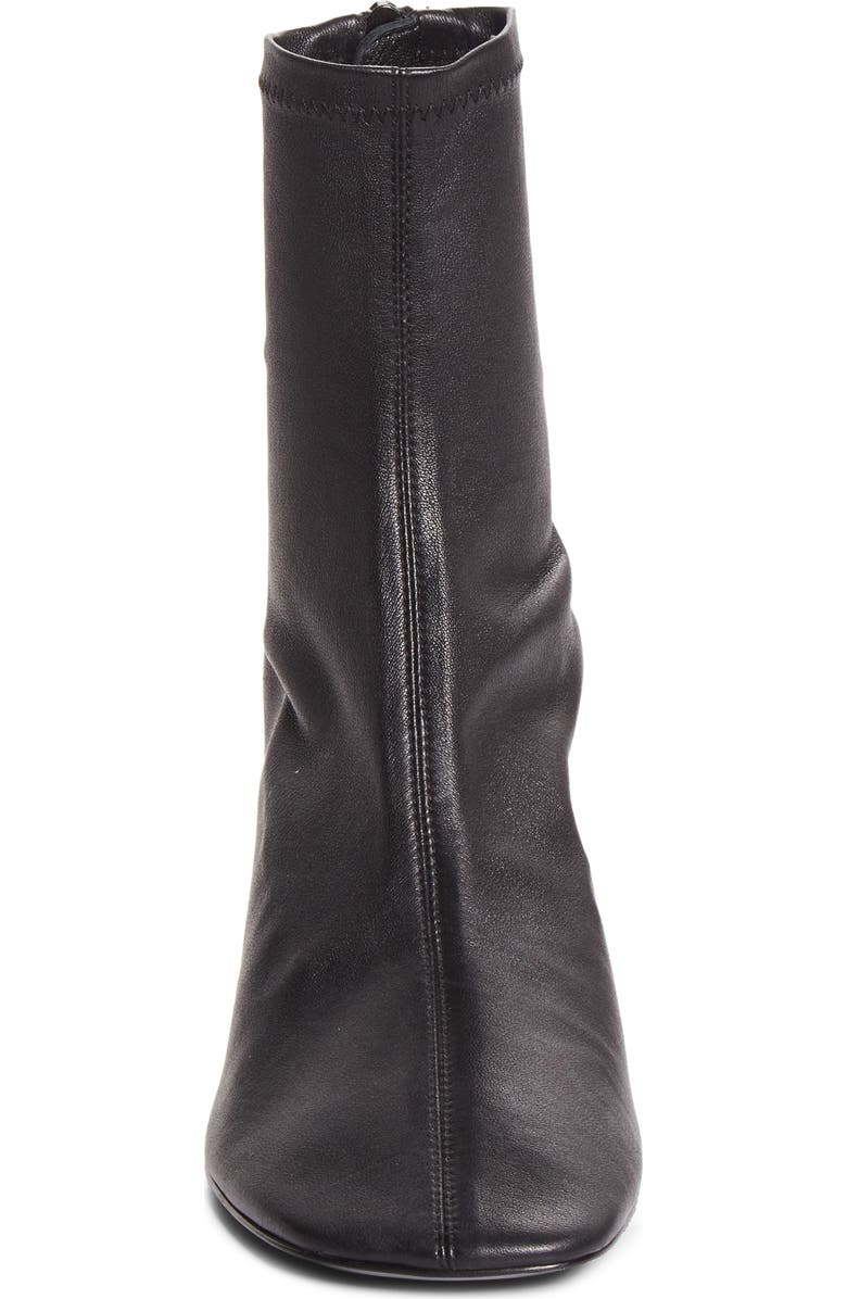 Proenza Schouler Slant Stretch Bootie, Alternate, color, Black