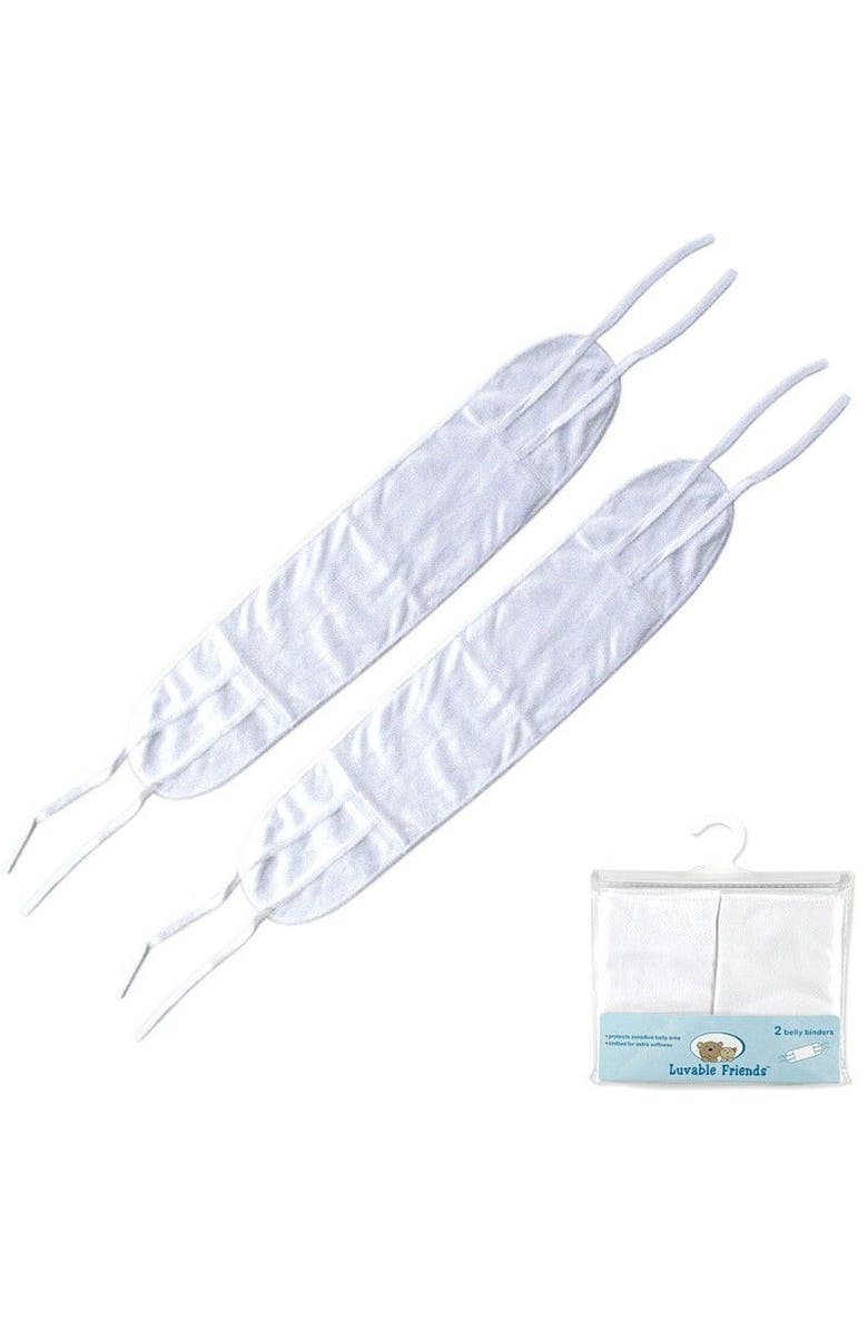 Luvable Friends Belly Binder, Main, color, White