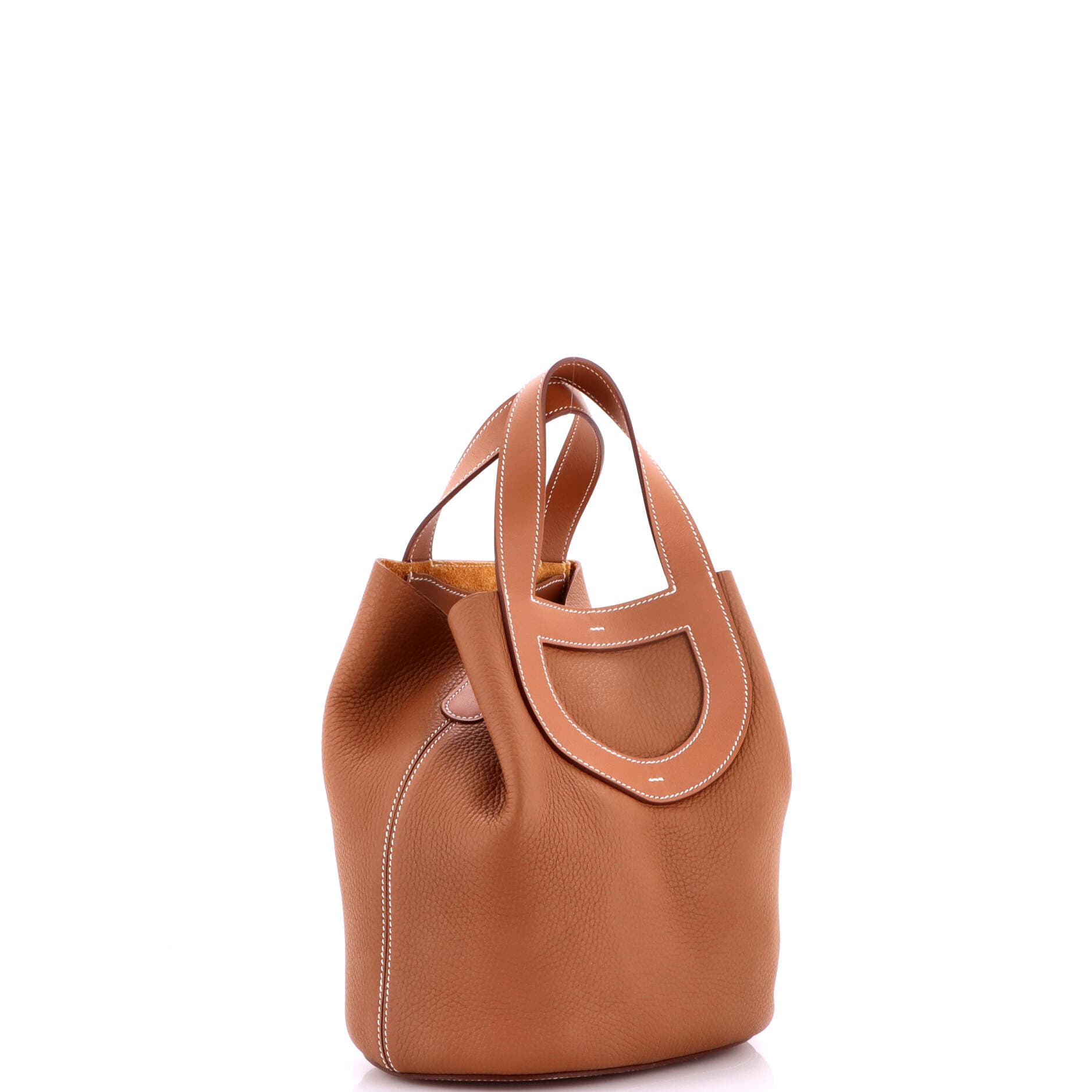 Pre-Owned Hermes In-The-Loop Bag Clemence with Swift 23, Alternate, color, Gold