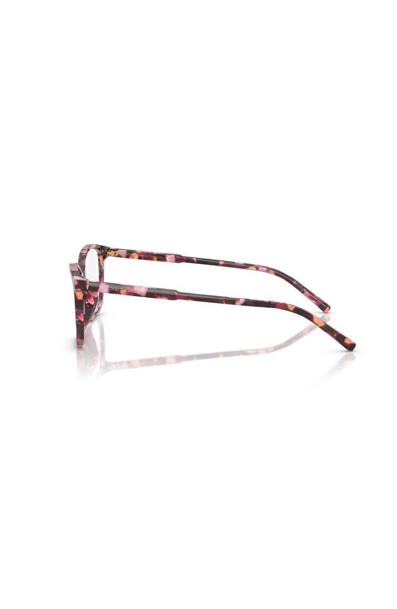 Dolce&Gabbana 54mm Rectangle optical glasses, Alternate, color, Pink