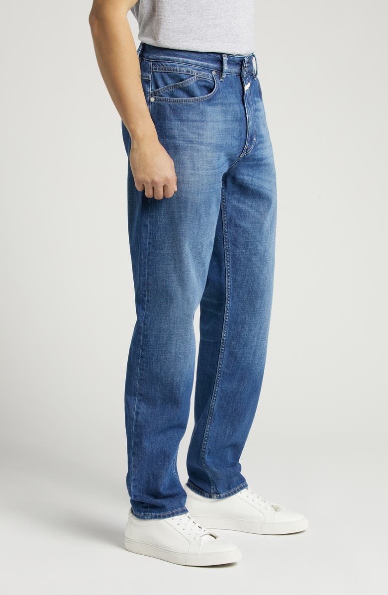 Closed Cooper True Slim Organic Cotton Straight Leg Jeans, Alternate, color, Mid Blue