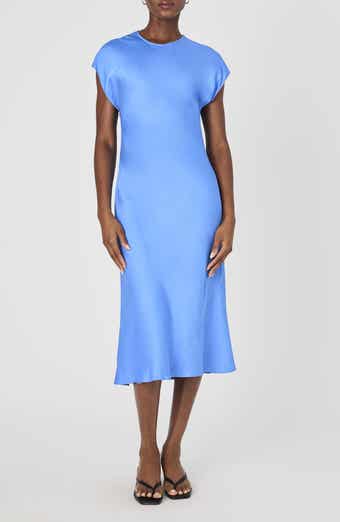 French Connection Ennis Satin Midi Dress