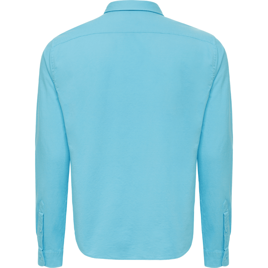 Le Club Resortwear 55% cotton and 45% elastane Le Club Mens Shirt in Aqua  product