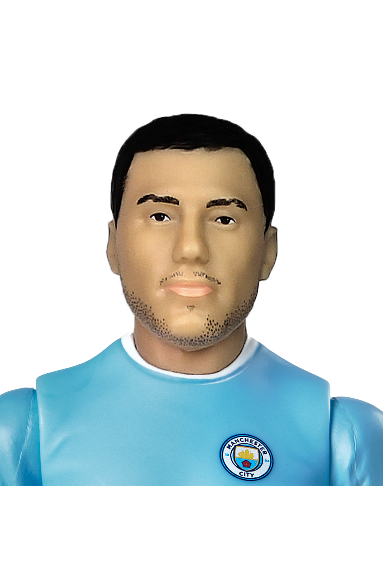 Banbo Toys Sockers Manchester City F.C. Rodrigo "Rodri" Hernández Cascante 8" Soccer Action Figure, Alternate, color, Blue