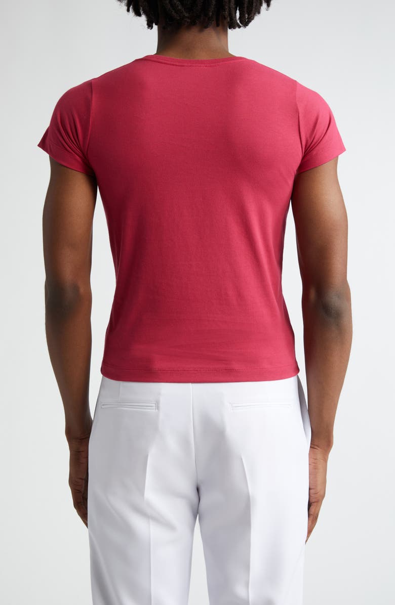 STOCKHOLM SURFBOARD CLUB Outdoor Rhinestone Organic Cotton Fitted T-Shirt, Alternate, color, 