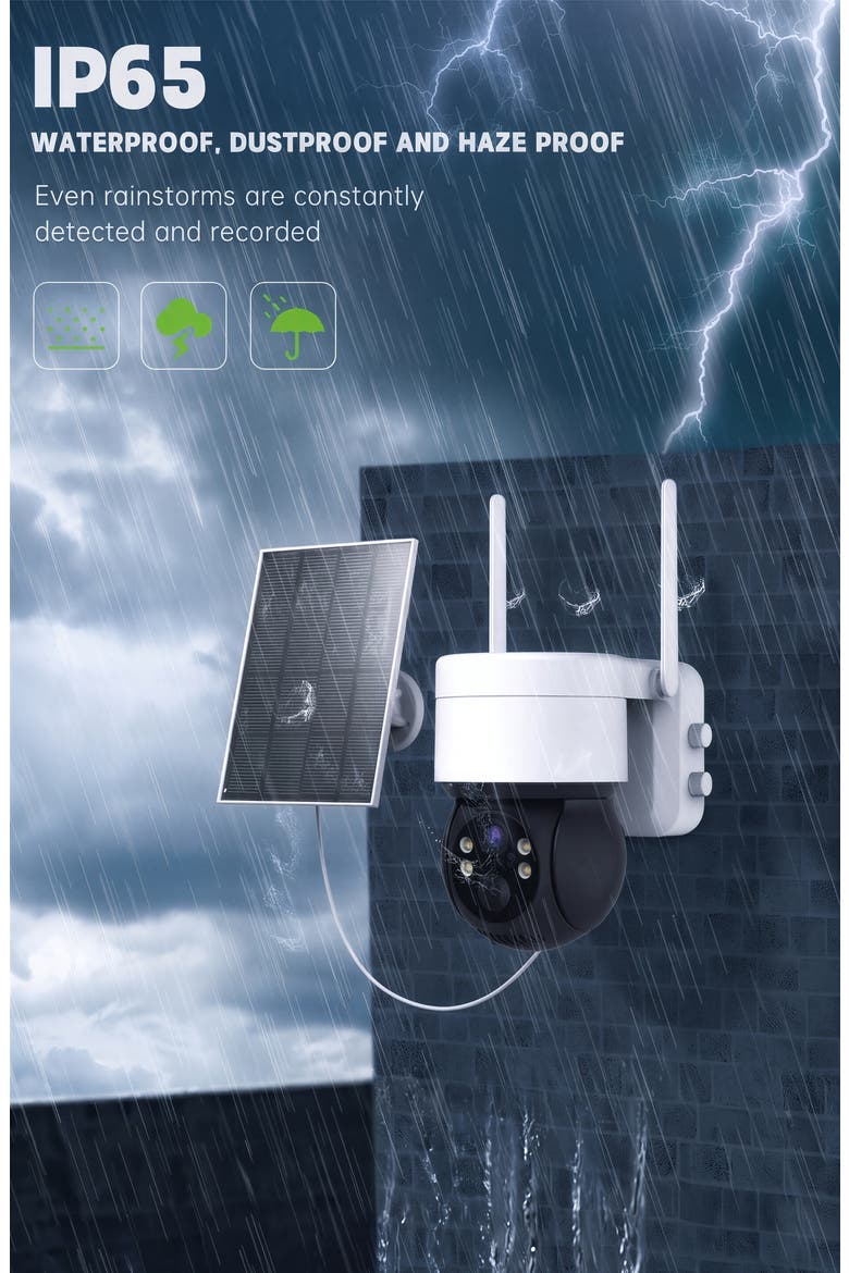 Smart WiFi Spotlight Battery Camera, Alternate, color, White