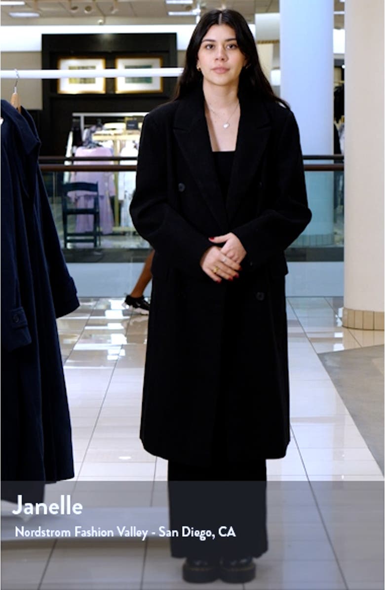 Double Breasted Oversize Overcoat, sales video thumbnail