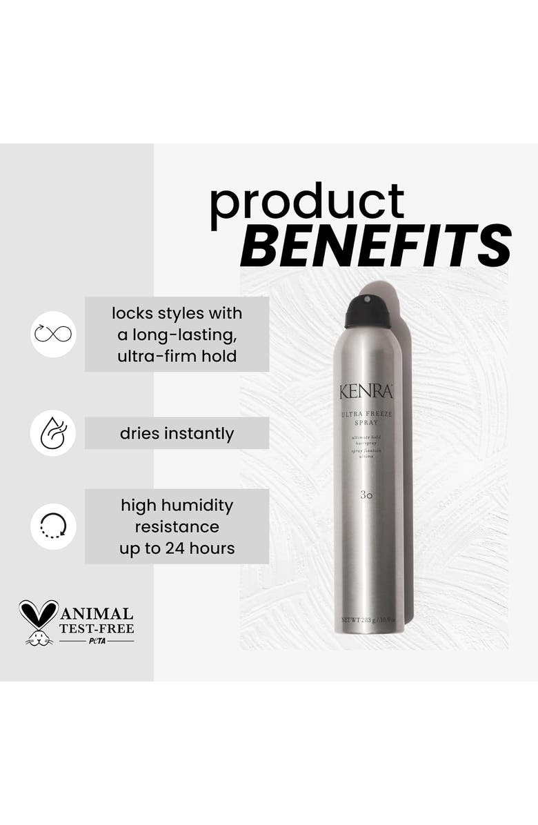 KENRA 30 Ultra Freeze Spray 10 oz, Alternate, color, N/A