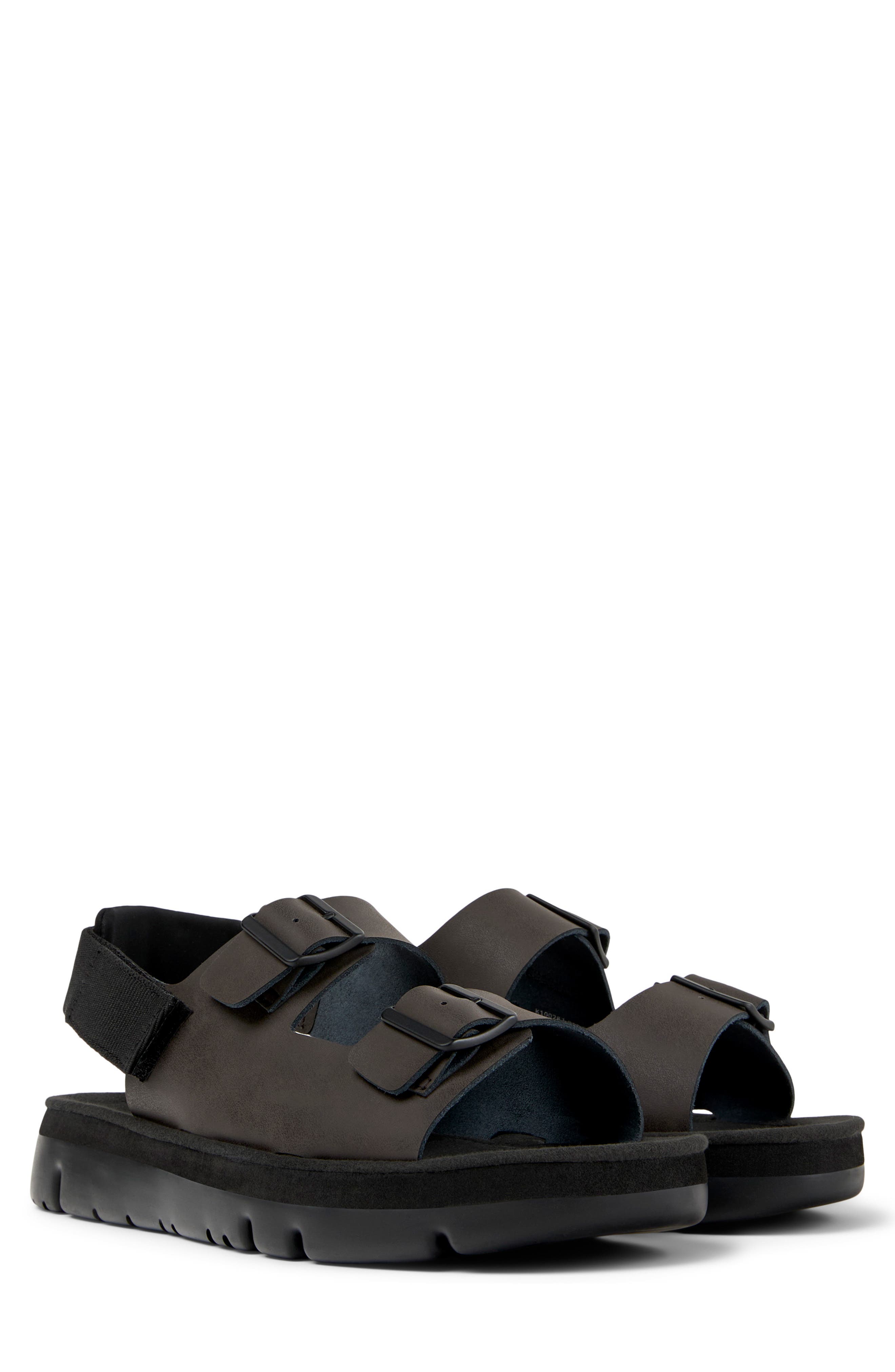 Camper Oruga Sandal, Alternate, color, Dark Brown