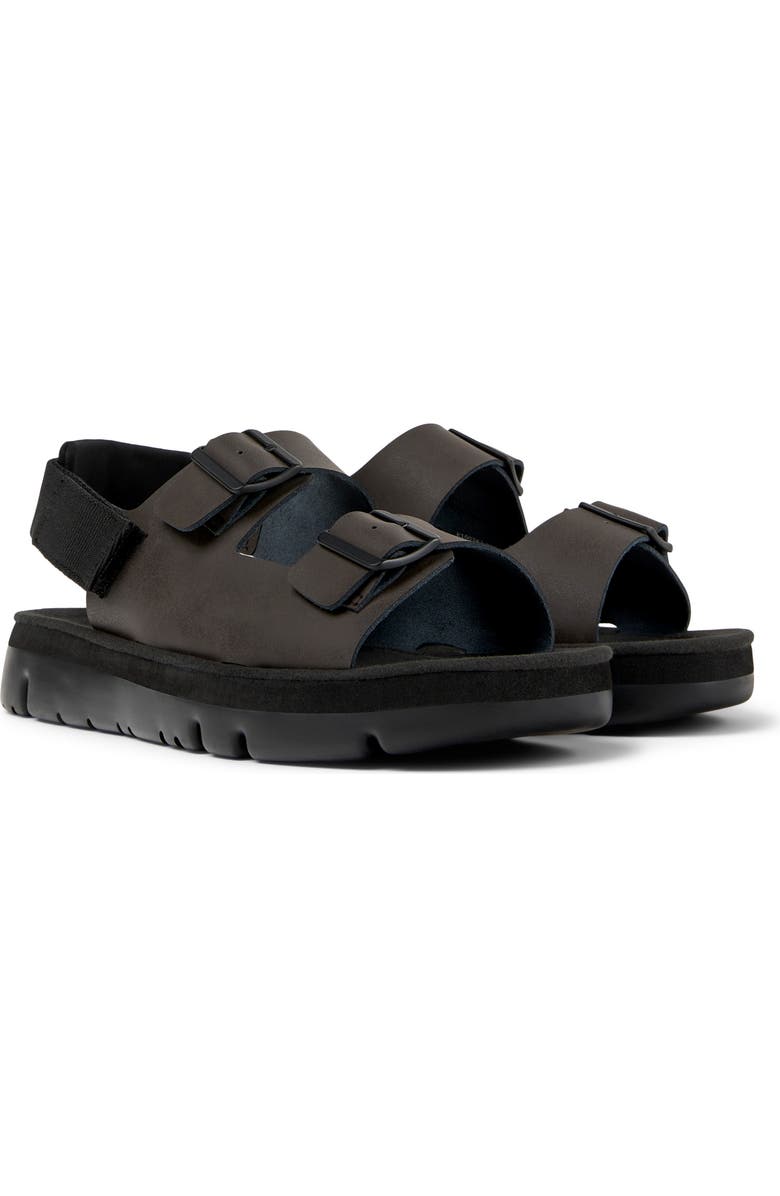 Camper Oruga Sandal, Alternate, color, Dark Brown