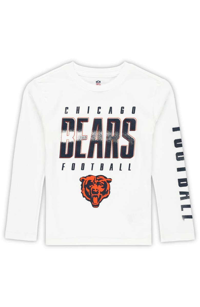 Outerstuff Preschool Outerstuff Chicago Bears The Mix Combo T-Shirt Set, Alternate, color, Navy