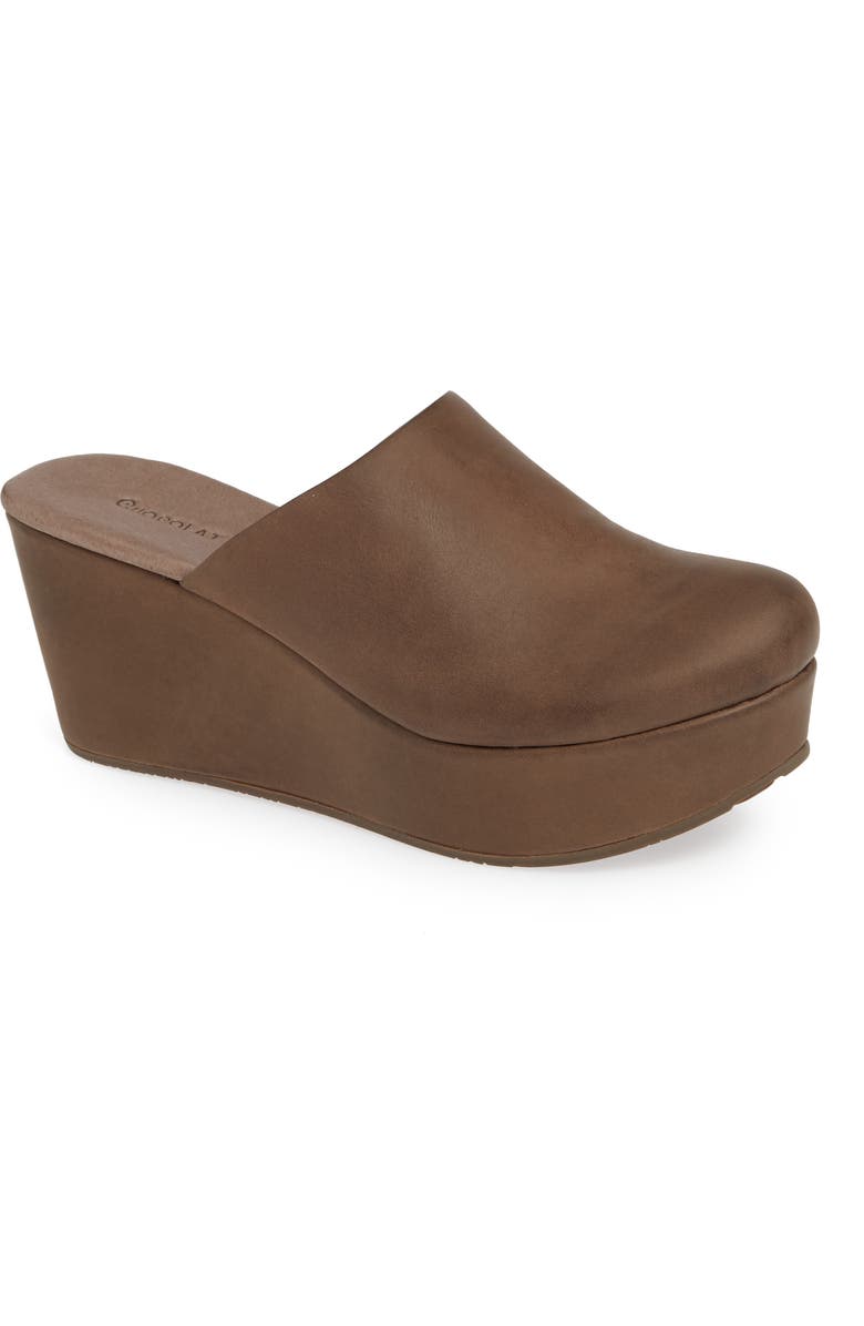 Chocolat Blu Wylie Wedge Mule, Main, color,