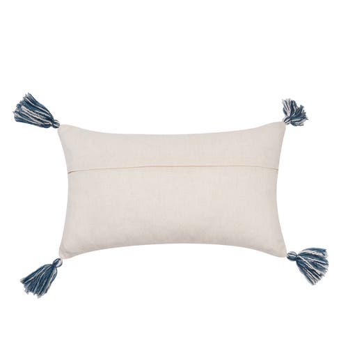 Carol & Frank Bray Throw Pillow In Blue