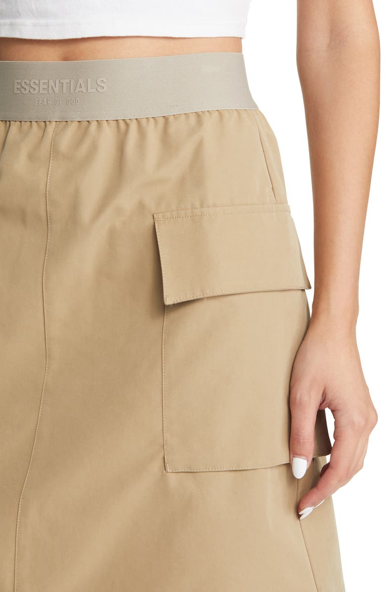 Fear of God Essentials Cotton Blend Cargo Skirt, Alternate, color, 
