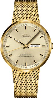 MIDO Commander II Stainless Steel Strap Watch