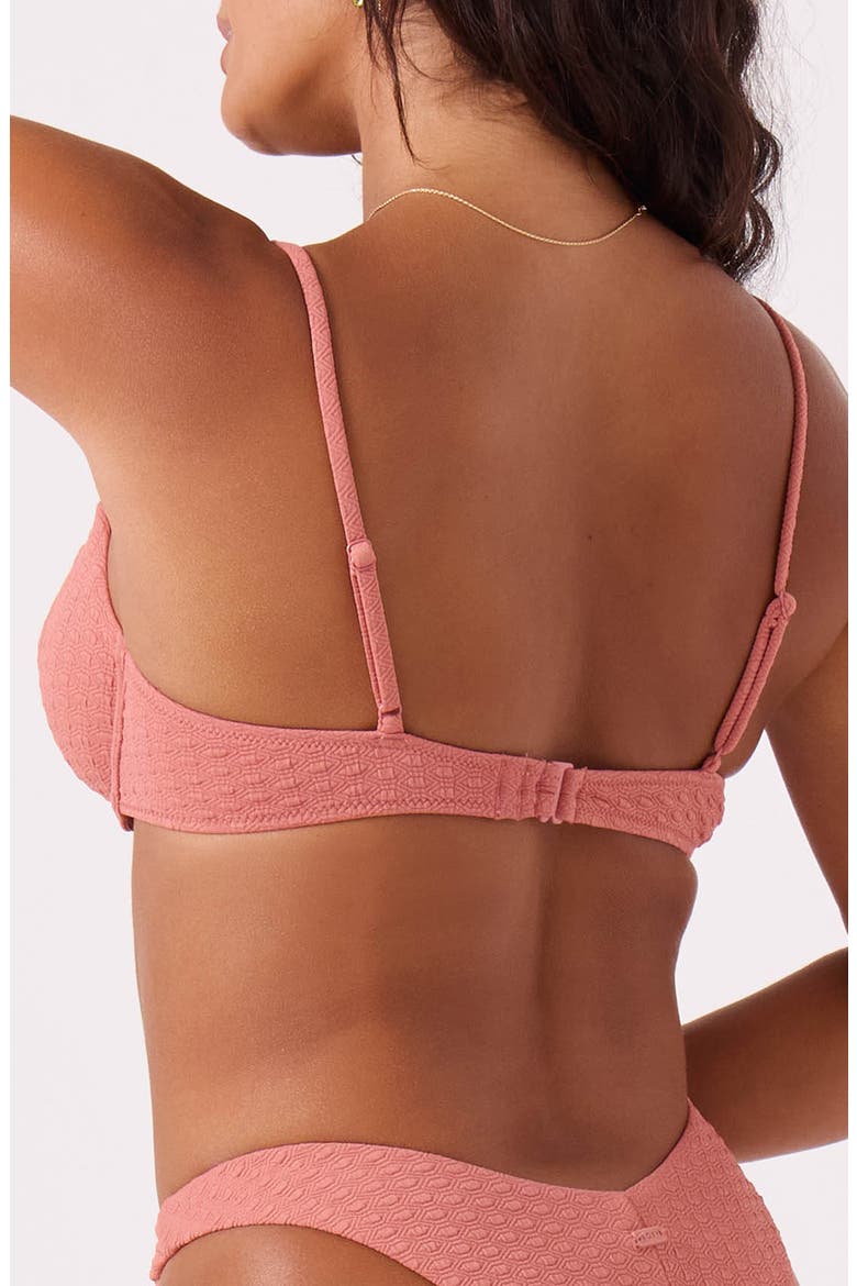 Haleiwa Underwire Bikini Top, Alternate, color, CANYON ROSE