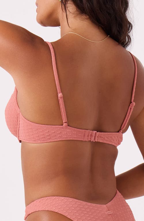 Roxy Haleiwa Underwire Bikini Top In Pink
