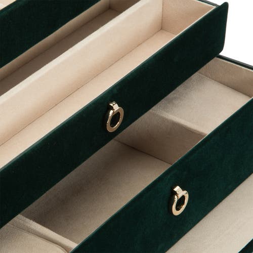Wolf Zoe Medium Jewelry Box In Green