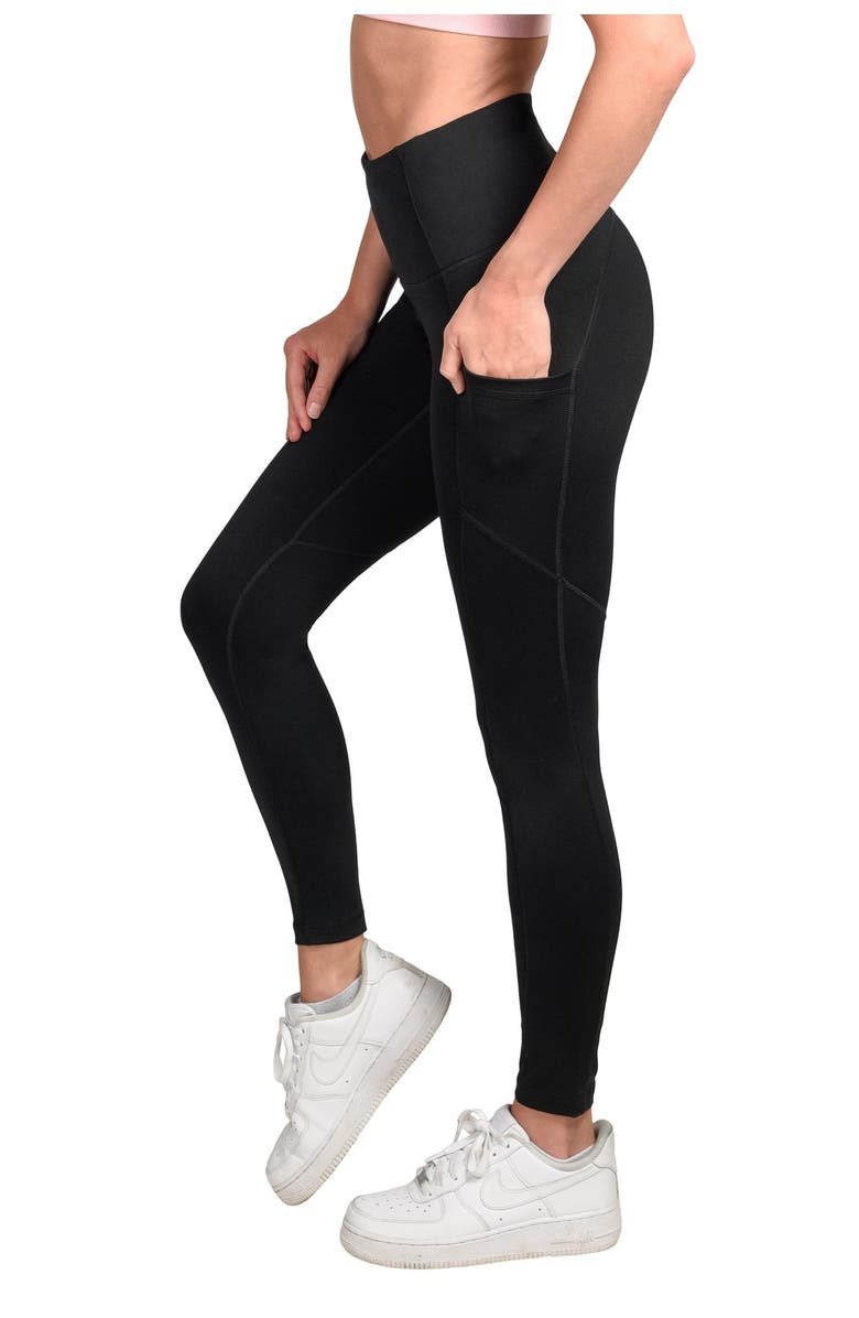 90 DEGREE BY REFLEX Hypertek High Rise Side Pocket Leggings, Alternate, color,