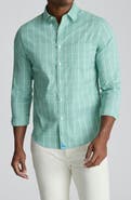 UNTUCKit Claremont Plaid CottonTek™ Performance Button-Up Shirt