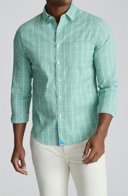 UNTUCKit Claremont Plaid CottonTek™ Performance Button-Up Shirt