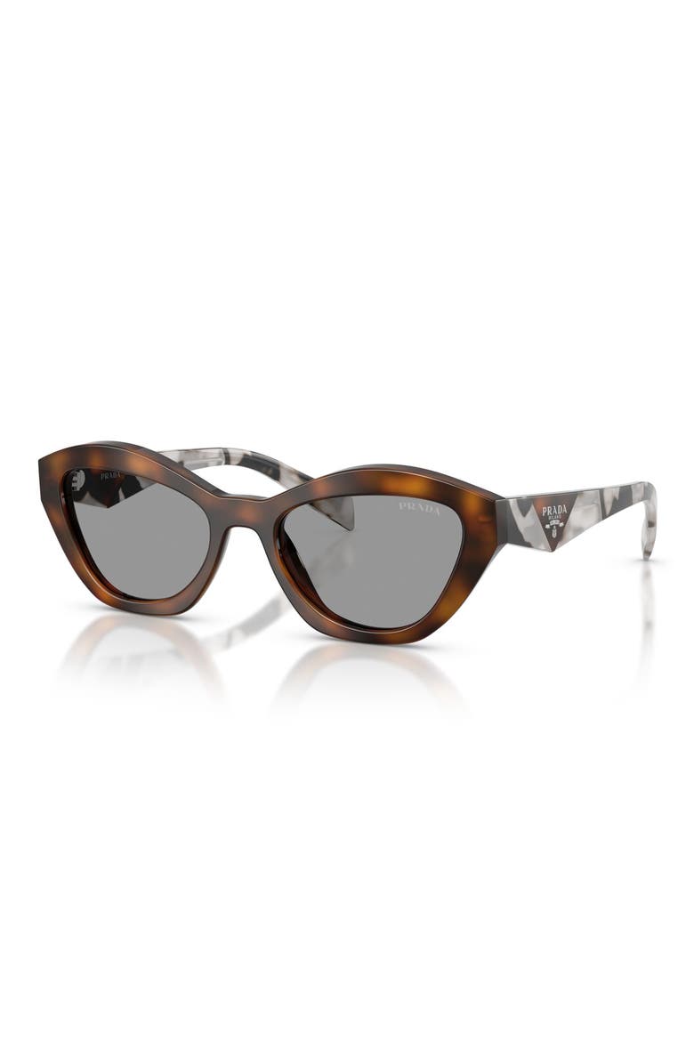 52mm Butterfly Sunglasses, Alternate, color, JUNIPER TORTOISE / GREY