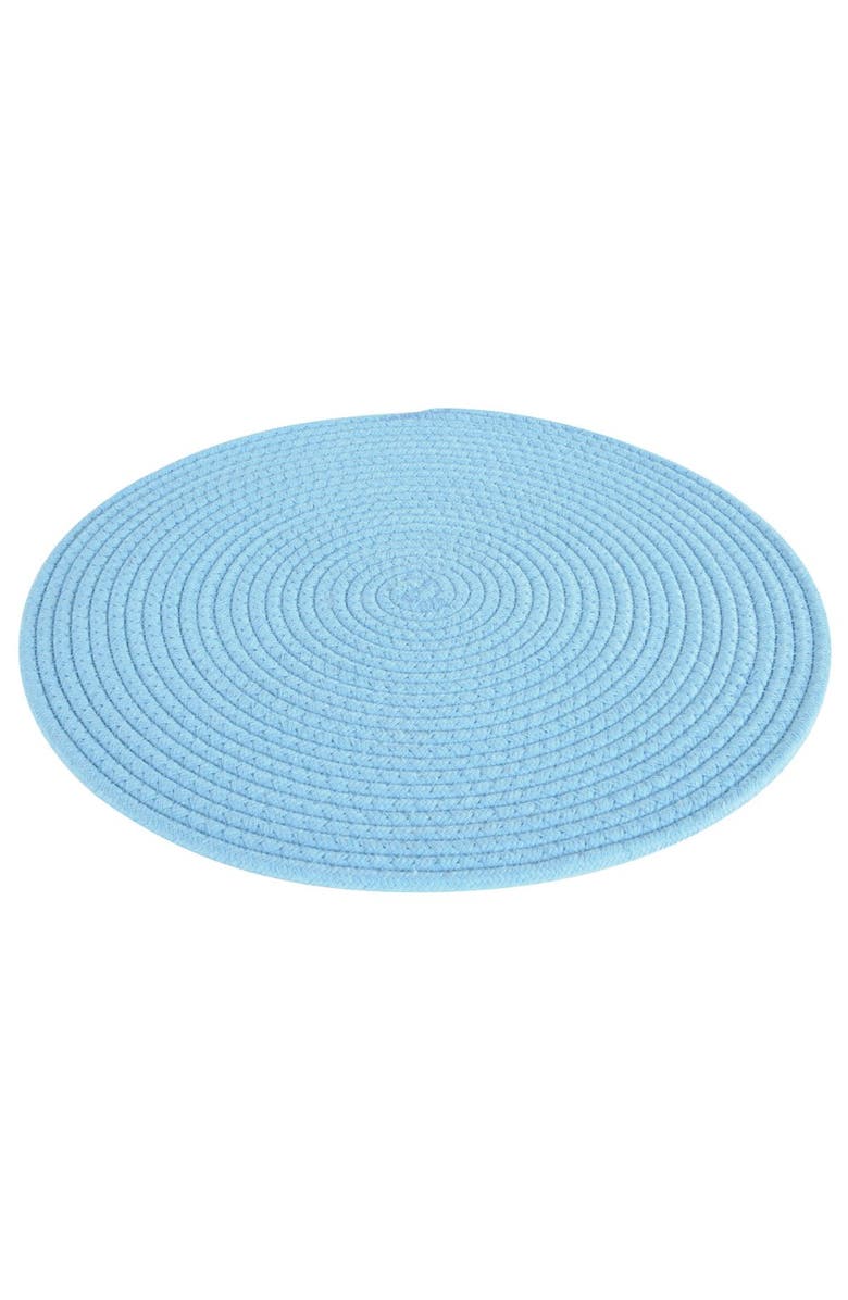 Kaplan Early Learning Company Flex Spot Woven Mat - Blue - Set of 6, Alternate, color, Blue