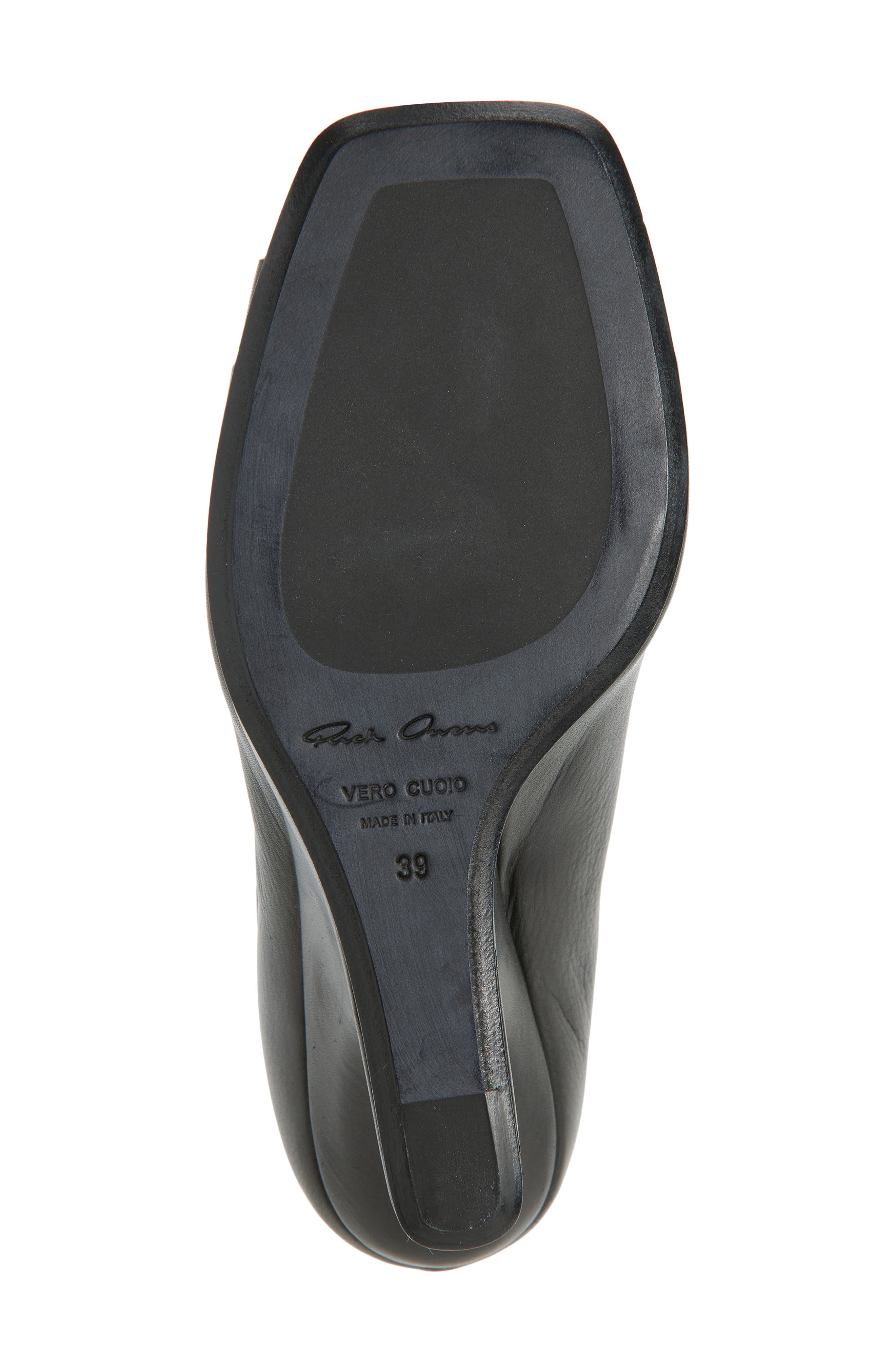 Rick Owens Cantilever Sandal, Alternate, color, Black