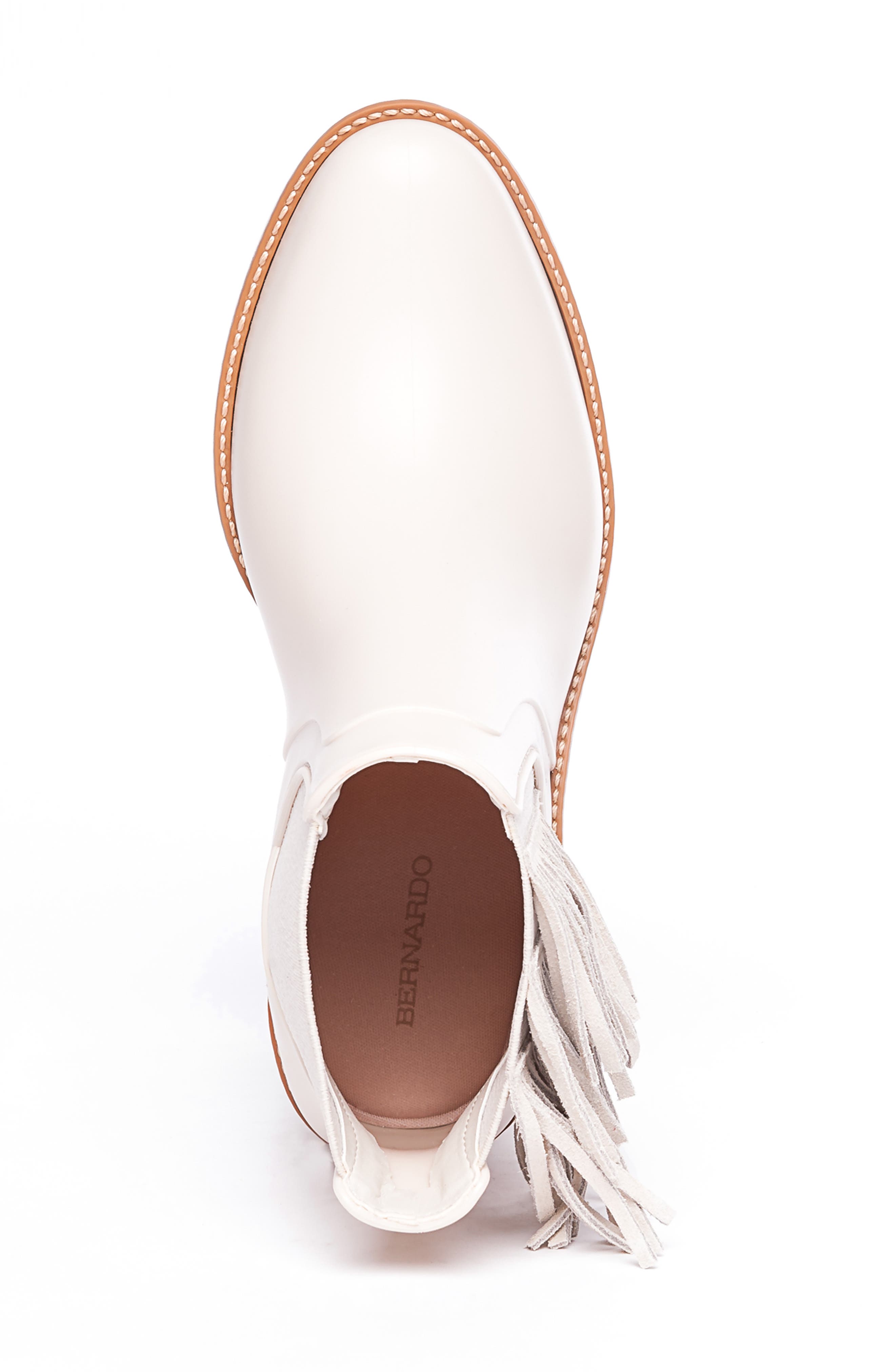 Bernardo Penney Rain Bootie, Alternate, color, EGGSHELL RUBBER