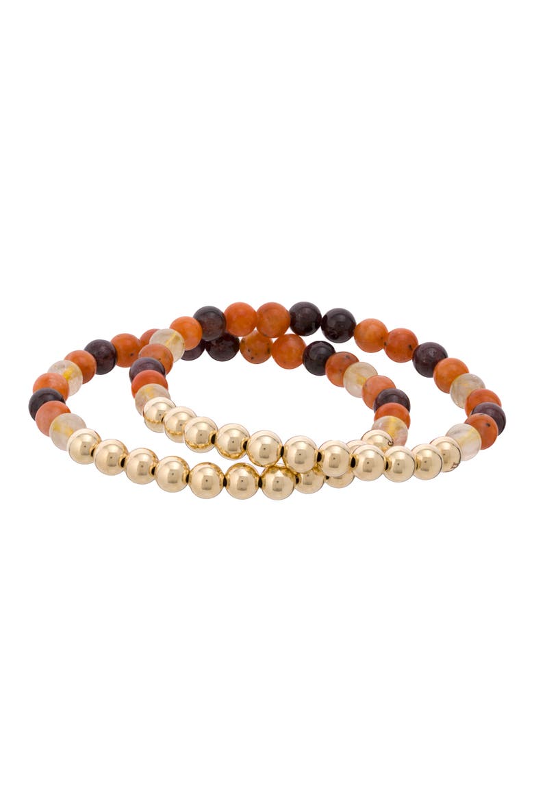 N33 After Dark/Intimacy Set of 2 Healer's Bracelets, Alternate, color, YELLOW GOLD
