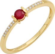 Bony Levy Diamond & Ruby Ring