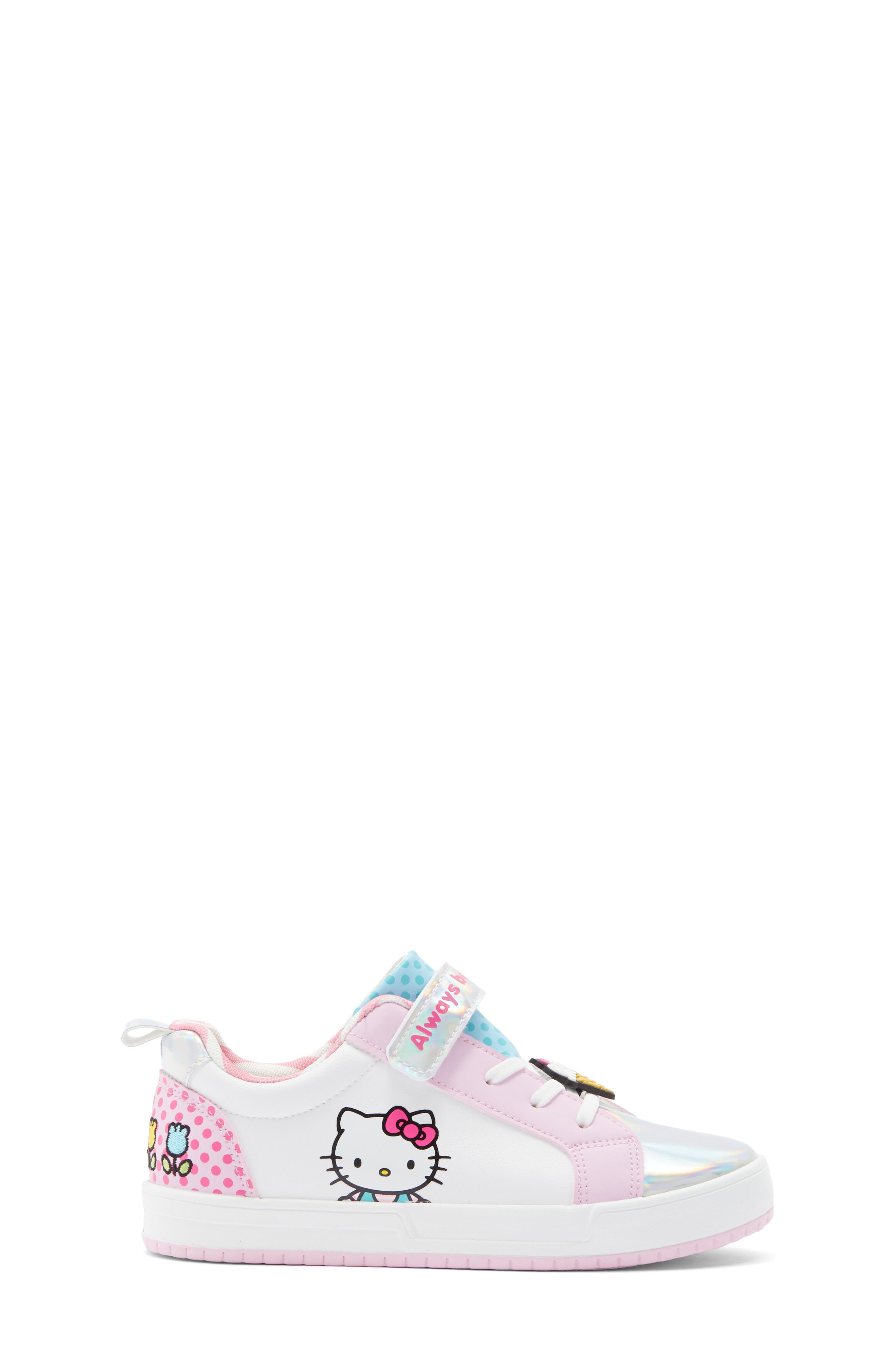 Ground Up Kids' Hello Kitty Light Up Athletic Sneaker, Alternate, color, White